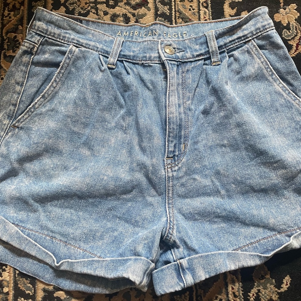 AE High Rise Mom Shorts